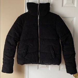 Black Quilted Corduroy jacket (NEW)